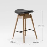 Полубарный стул Руса Комфорт